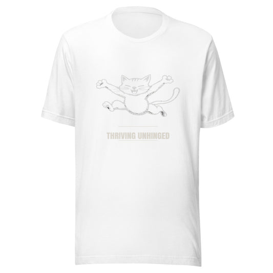 Thriving Unhinged — Chaos Cat ADHD Graphic Tee