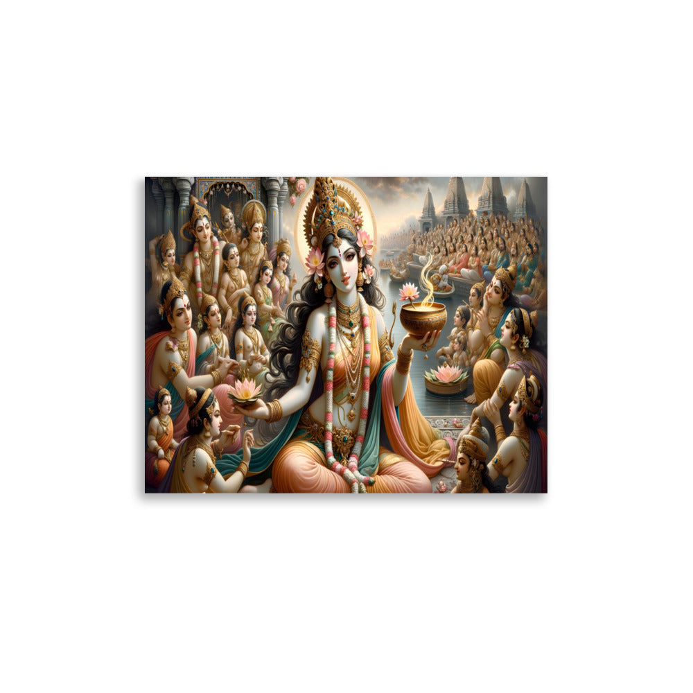 Mohini Hindu Mythology Art Print