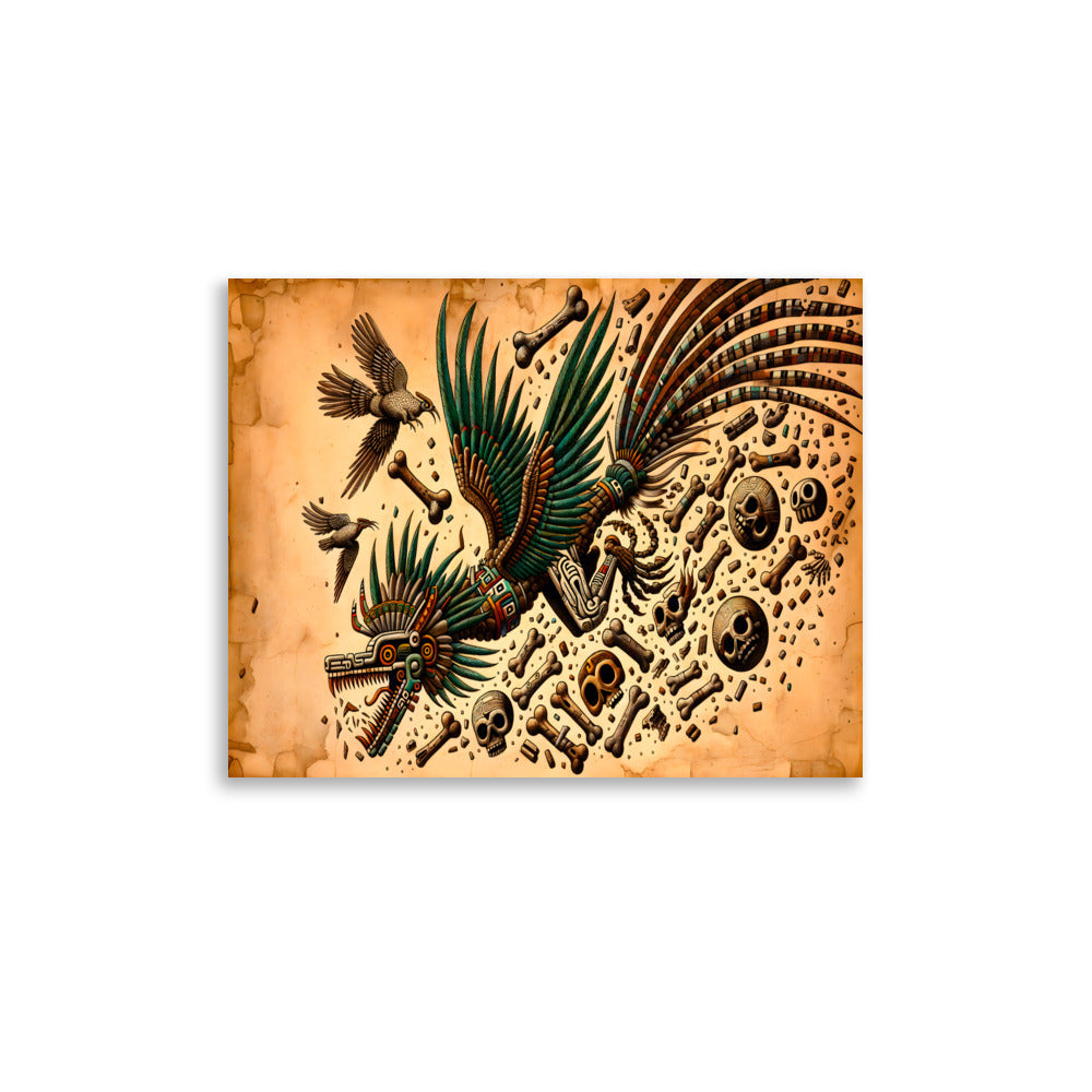 Quetzalcoatl Mesoamerican Mythology Print