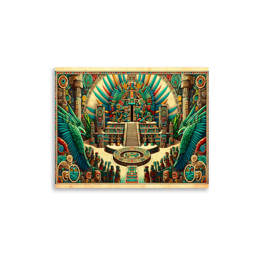Quetzalcoatl Mesoamerican Mythology Art Print