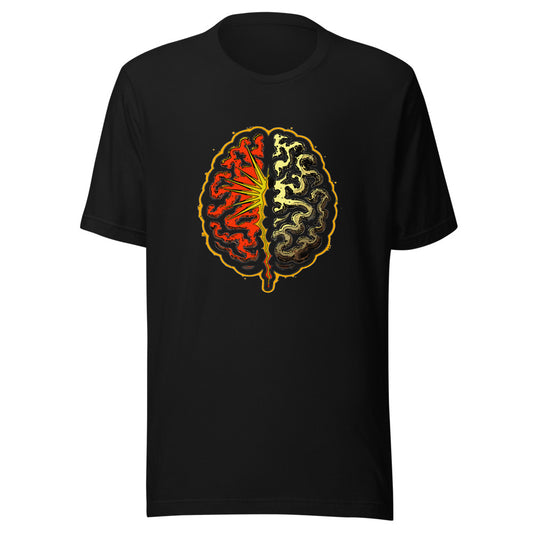 Neurodivergent Adhd Pride Brain Graphic Tee