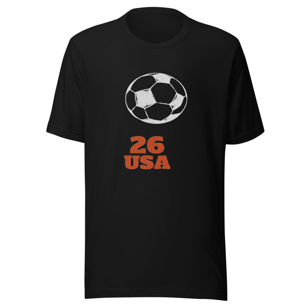 2026 USA World Cup Host Nation Pride Graphic Tee Navy