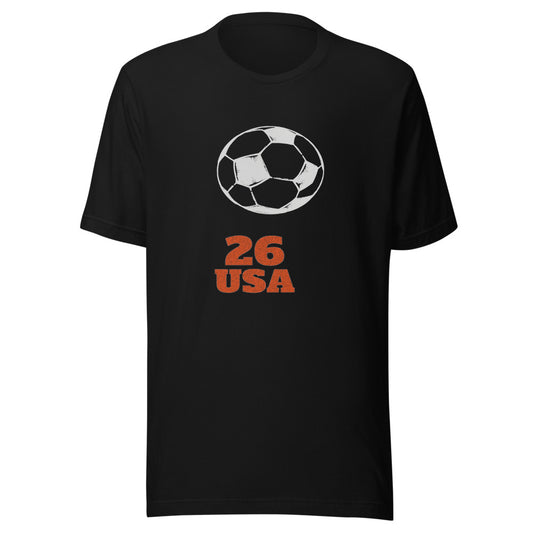 2026 USA World Cup Host Nation Pride Graphic Tee Navy