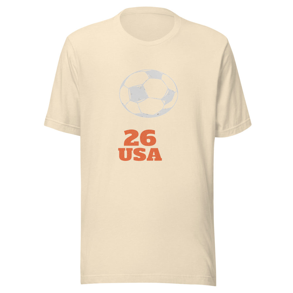 2026 USA World Cup Host Nation Pride Graphic Tee Navy