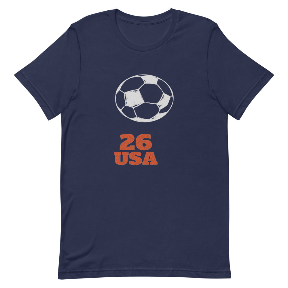 2026 USA World Cup Host Nation Pride Graphic Tee Navy