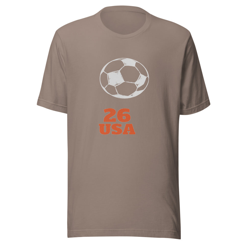 2026 USA World Cup Host Nation Pride Graphic Tee Navy