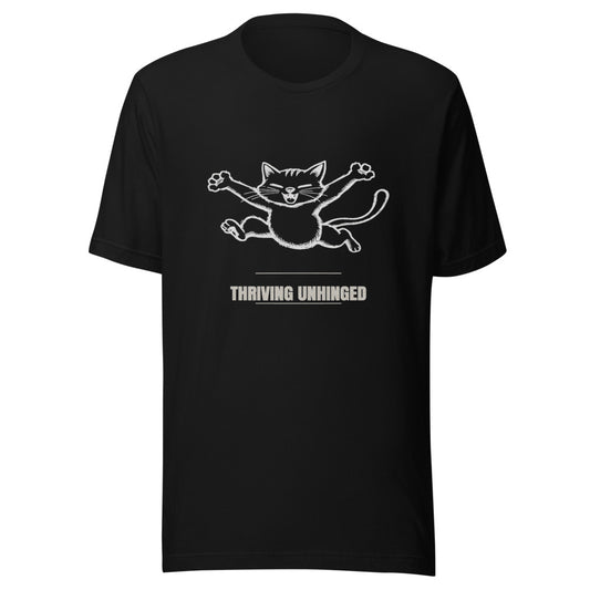 Thriving Unhinged — Chaos Cat ADHD Graphic Tee