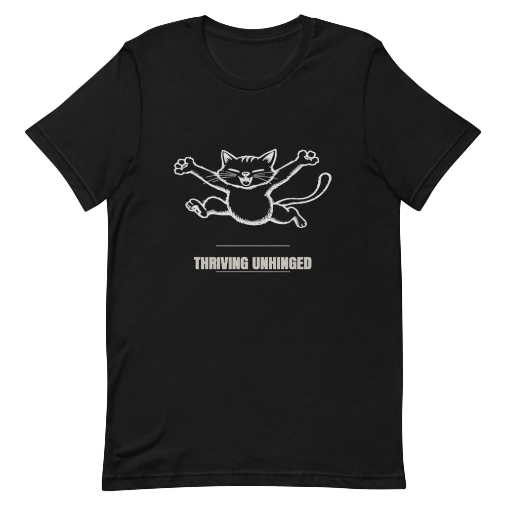 Thriving Unhinged — Chaos Cat ADHD Graphic Tee