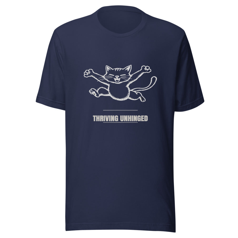 Thriving Unhinged — Chaos Cat ADHD Graphic Tee